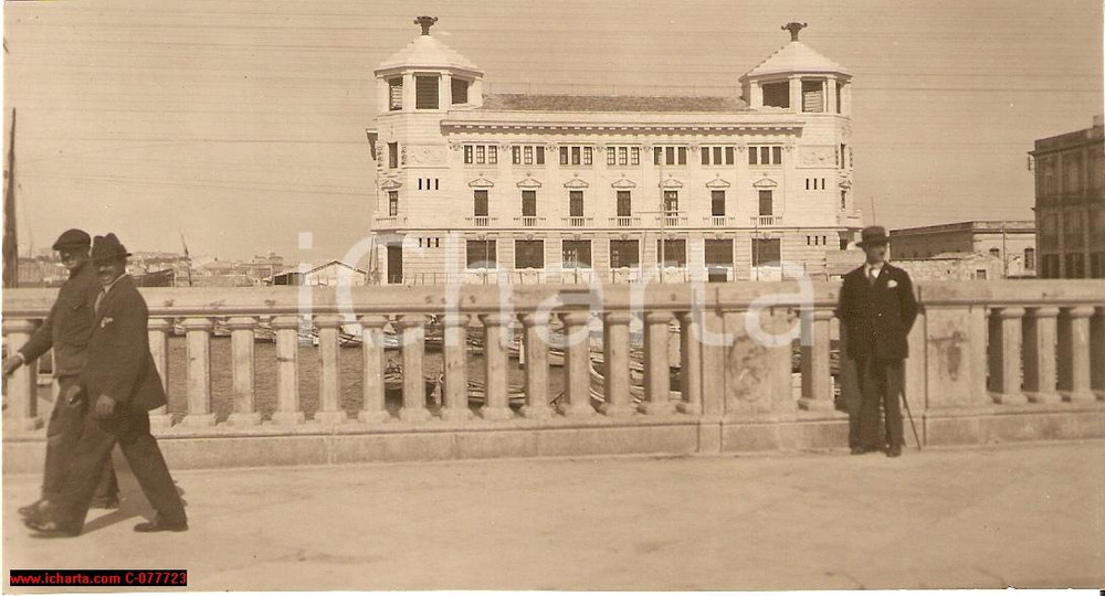 Fotografia d epoca originale 1929 Siracusa Sicilia ARCHITETTURA nuovo edificio Poste 1