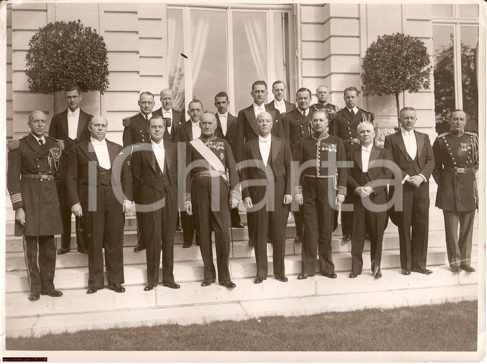 Fotografia d epoca originale 1936 PARIS William C. BULLITT nuovo ambasciatore americano Foto DANNEGGIATA 1