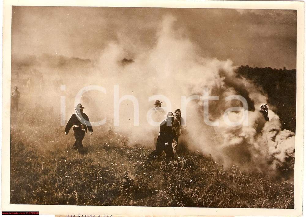 Fotografia d epoca originale 1939 USA Edgewood Arsenal Chemical Warfare School PHOTO 1