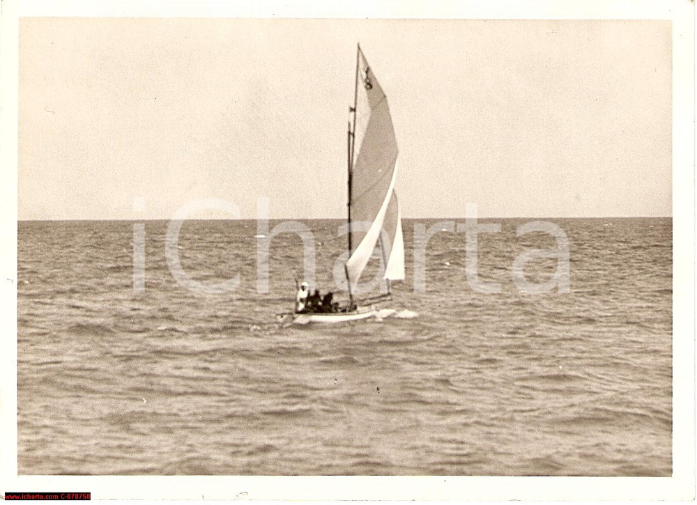 Fotografia d epoca originale 1930 ALASSIO  Regate Nattero COPPA NETTUNO Vera Foto 1
