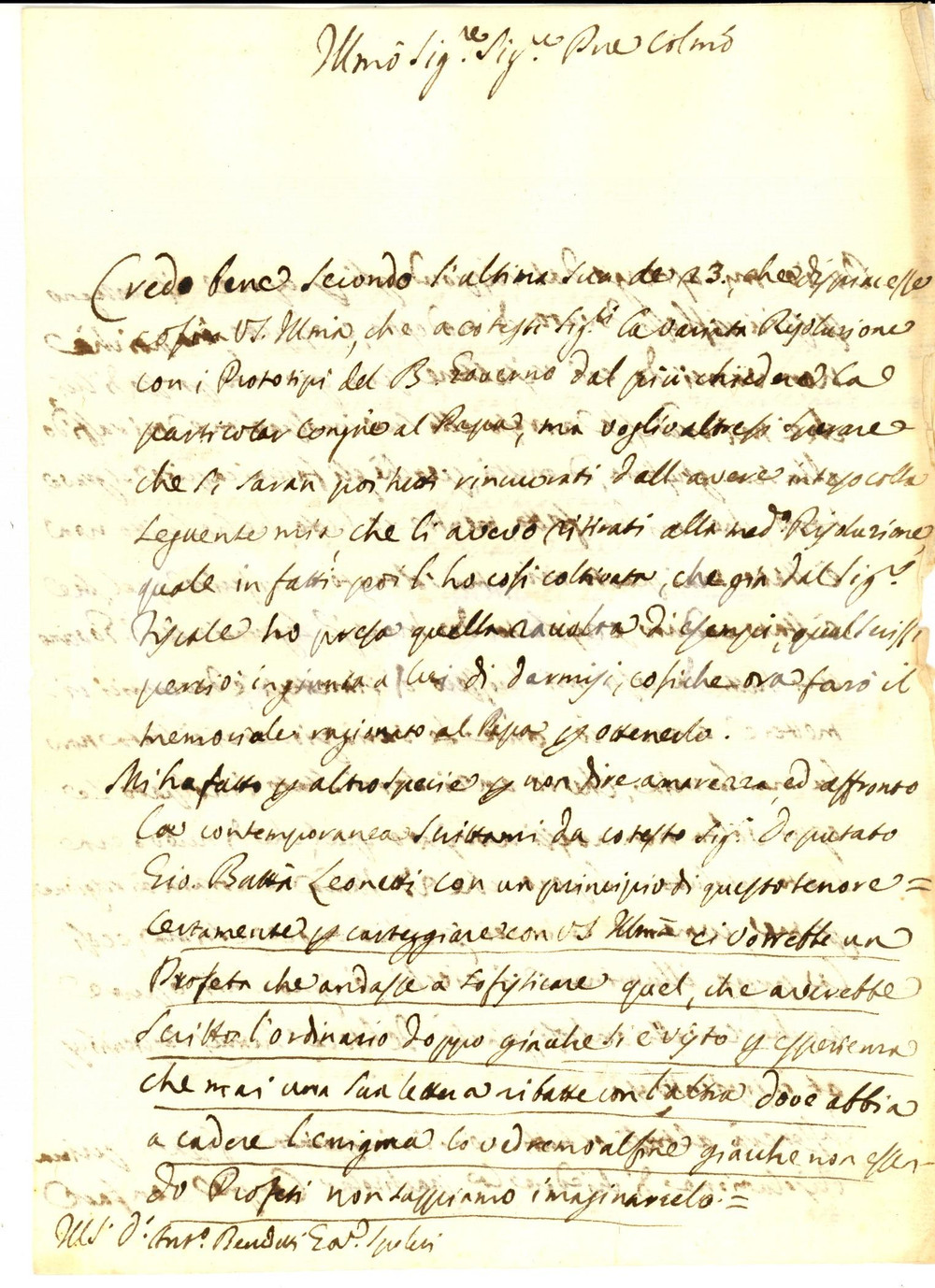 Manoscritto, lettera originale 1781 ROMA Per carteggiare con Voi ci vorrebbe un profeta Lorenzo CORINTI 1