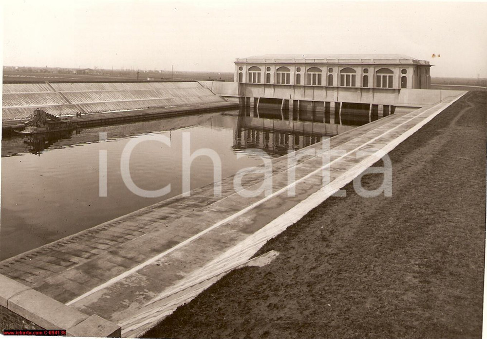 Fotografia d epoca originale 1938 BURANA Opere bonifica per autarchia alimentare FOTOGRAFIA 1