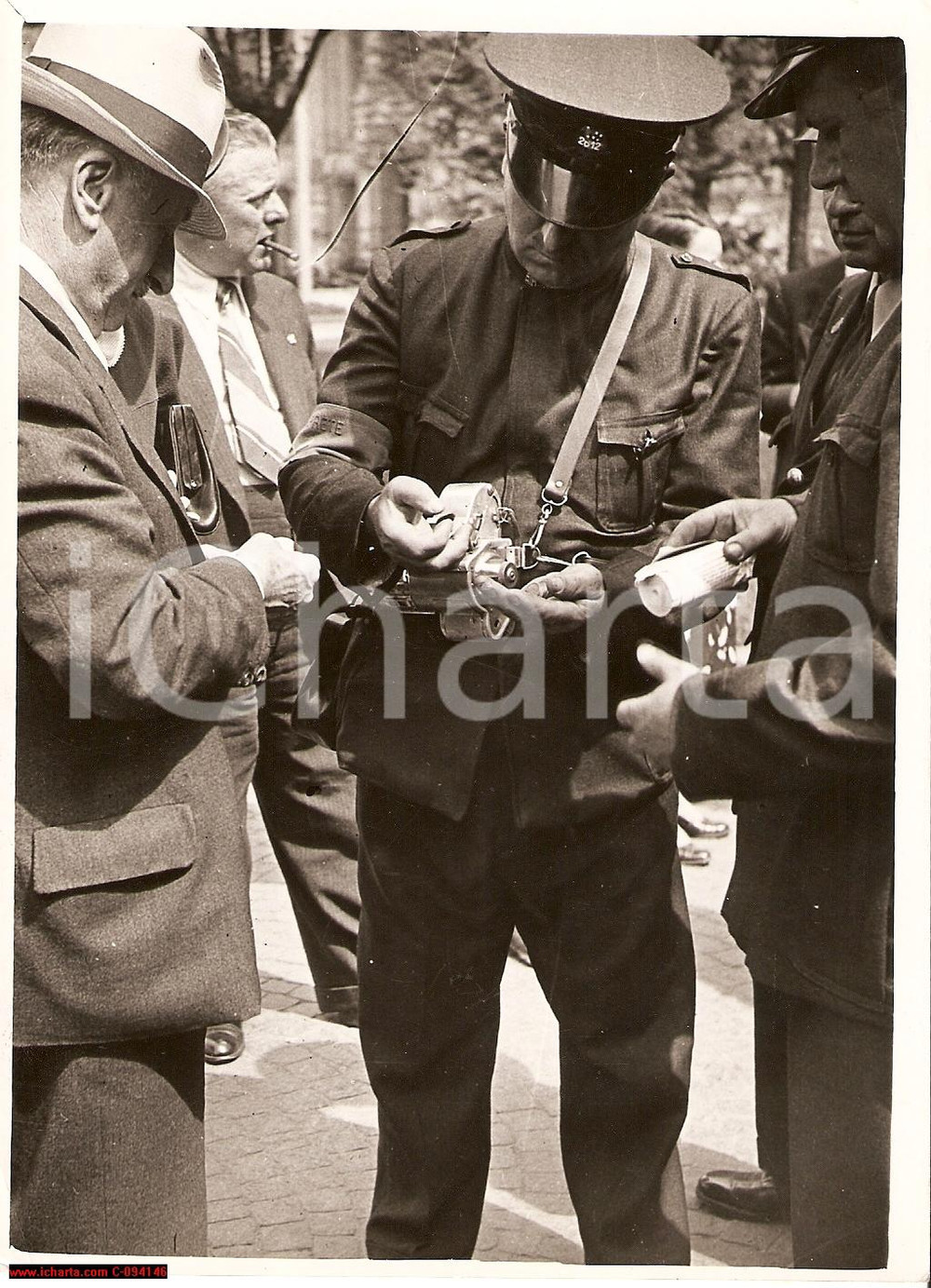 Fotografia d epoca originale 1939 Milano ATM nuovo sistema biglietteria Foto Tram 1