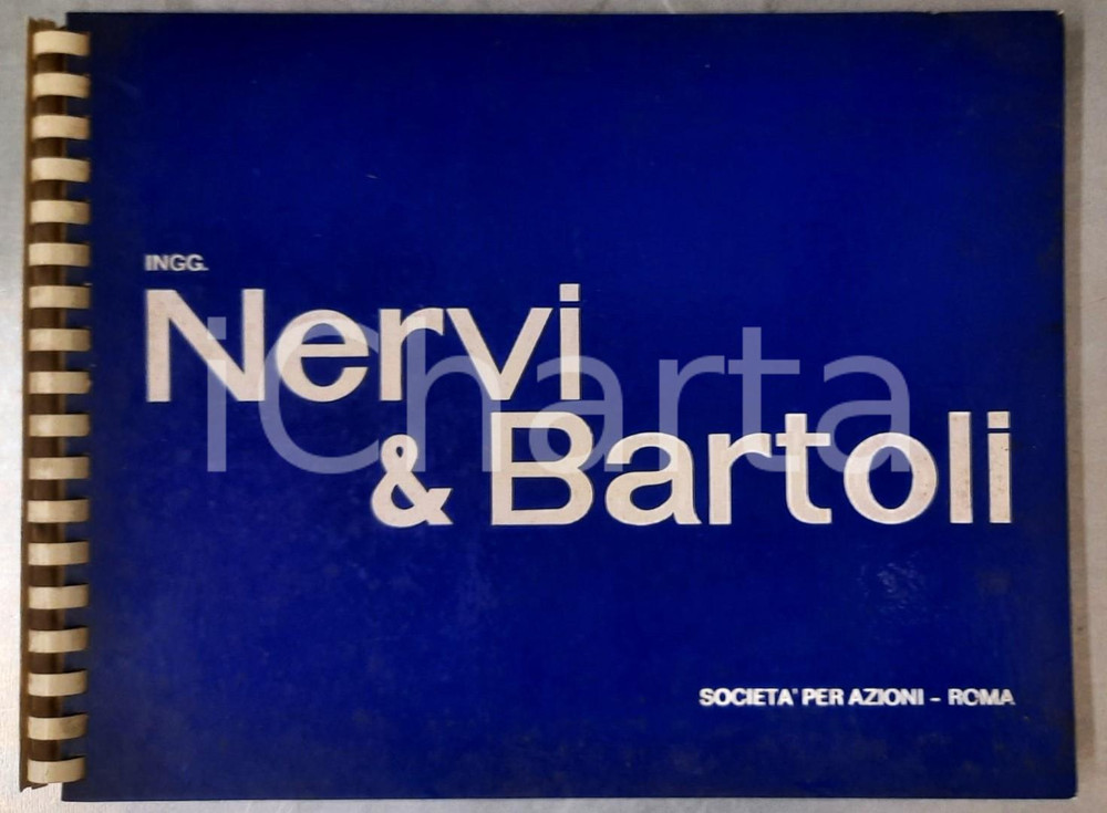 Libro, pubblicazione d epoca 1965 ca ROMA Ingg. NERVI & BARTOLI Costruzioni  Catalogo opere ILLUSTRATO 1