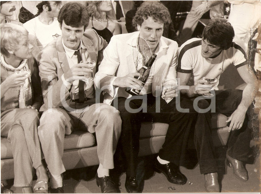 Fotografia d epoca originale 1979 MILANO Garry BIRTLES Claudio SULSER Cvijetin BLAGOJEVIC Trofeo Bravo Foto 1