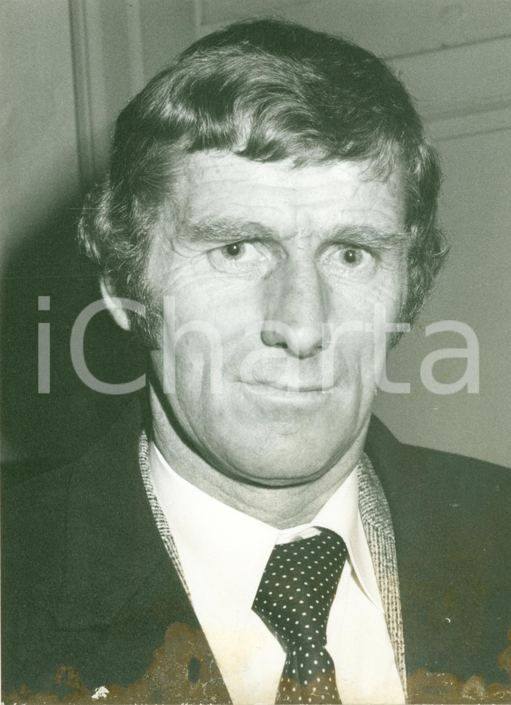 Fotografia d epoca originale 1980 ca CALCIO Ritratto Tony BOOK allenatore MANCHESTER CITY Fotografia 1