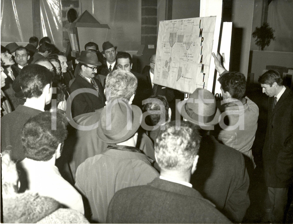 Fotografia d epoca originale 1969 BRUGHERIO MB IV Congresso SHUNT ITALIANA spa Illustrazione impianti Foto 1