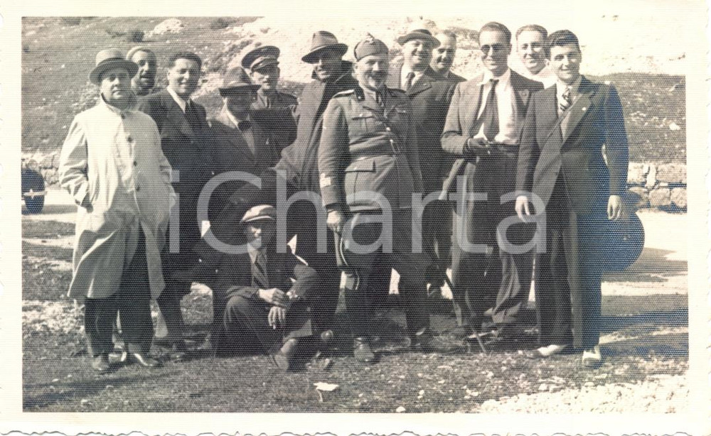Fotografia d epoca originale 1936 BASSANO DEL GRAPPA Raduno 31 Regg.to Artiglieria Foto gruppo per cartolina 1
