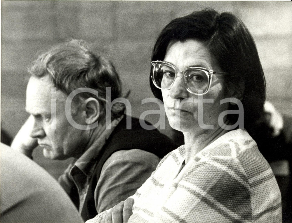 Fotografia d epoca originale 1975 ca L AIA NL Gerhard e Christa WOLF promotori di un iniziativa per la pace 1