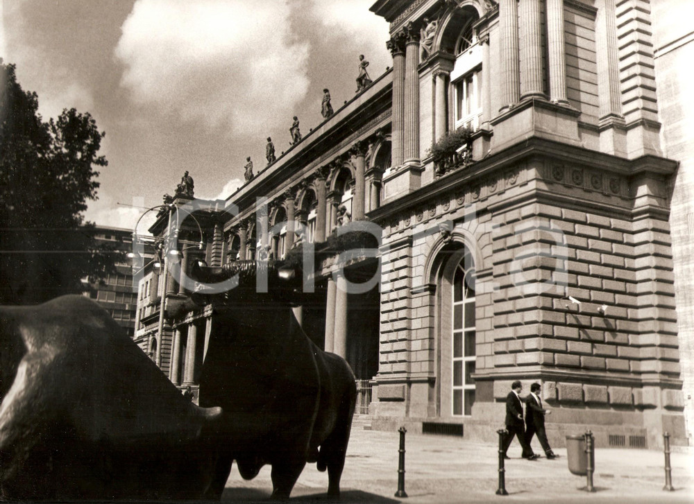 Fotografia d epoca originale 1992 FRANKFURT Facciata della DEVISENBORSE Foto ARTISTICA 1