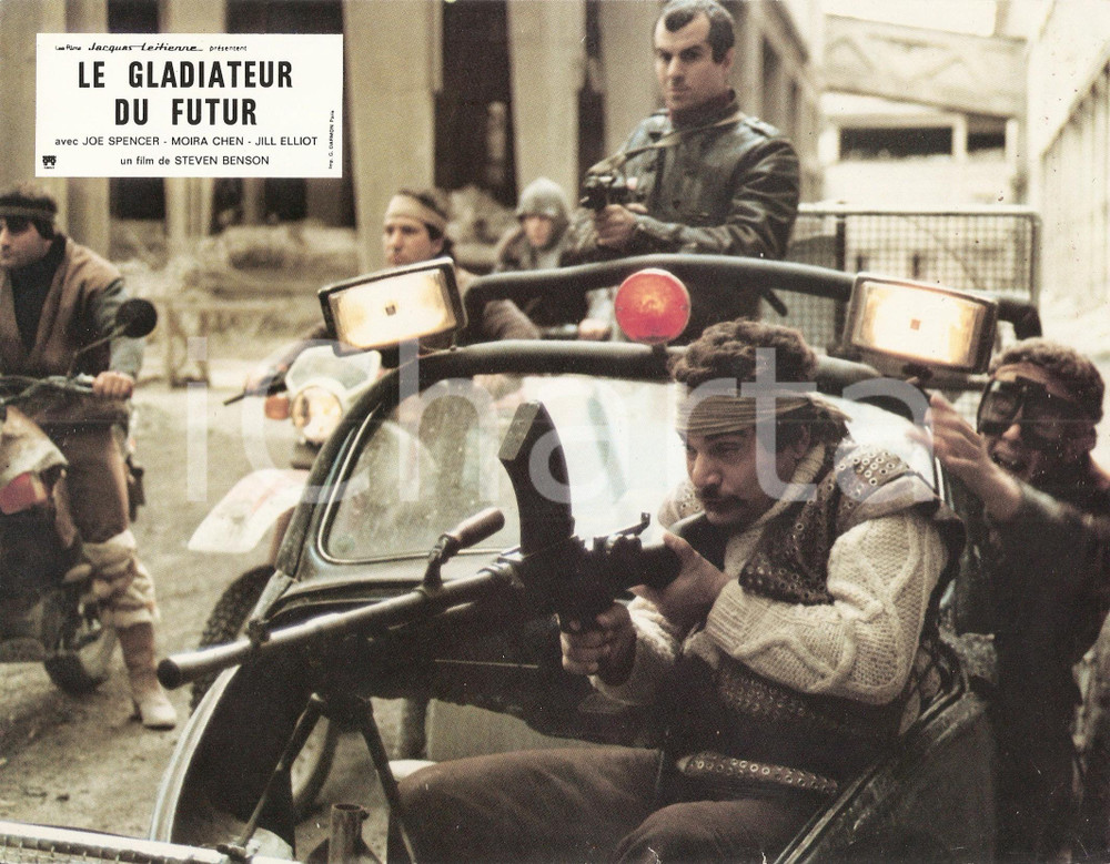 Oggetto da collezione cartaceo 1983 ENDGAME  BRONX Lotta finale Scena dal film di Joe D AMATO Manifestino 1