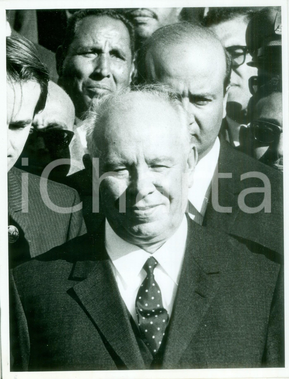 Fotografia d epoca originale 1977 MOSCA RUSSIA Nikolaj PODGORNYI si dimette dal Presidium Fotografia 1