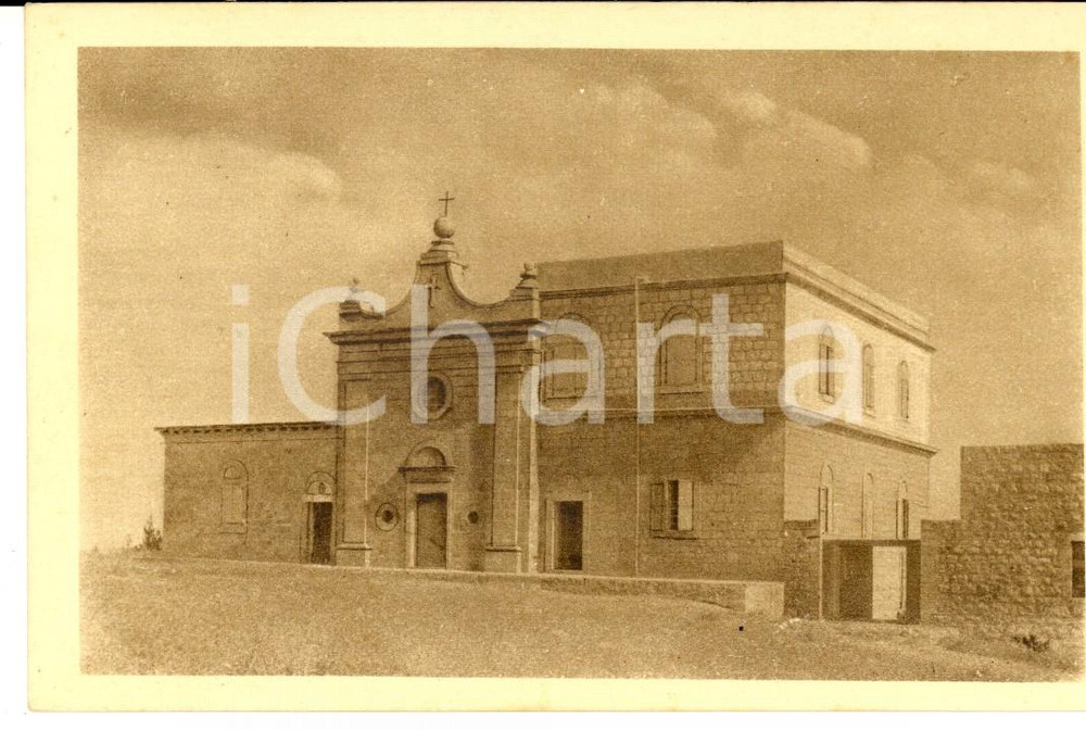 Cartolina originale da collezione 1930 ca MONTE CARMELO ISRAELE Chiesa e convento sacrificio di Elia Cartolina 1