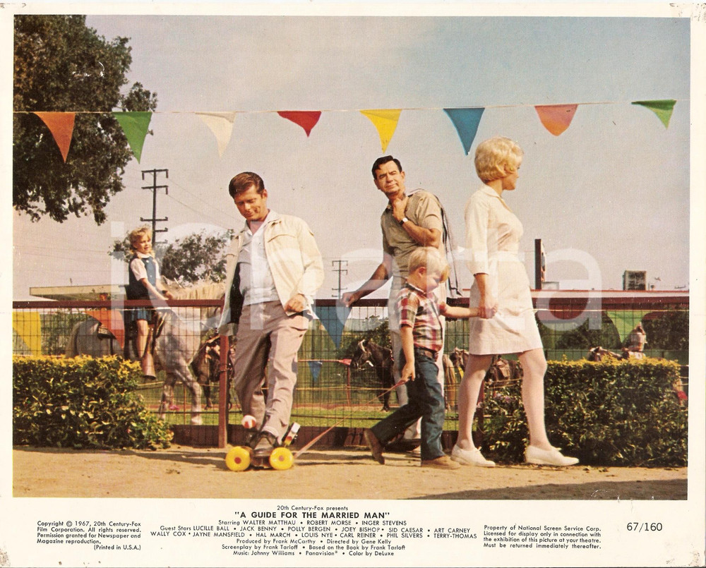 Fotografia d epoca originale 1967 A GUIDE FOR THE MARRIED MAN Walter MATTHAU Robert MORSE Foto seriale 1