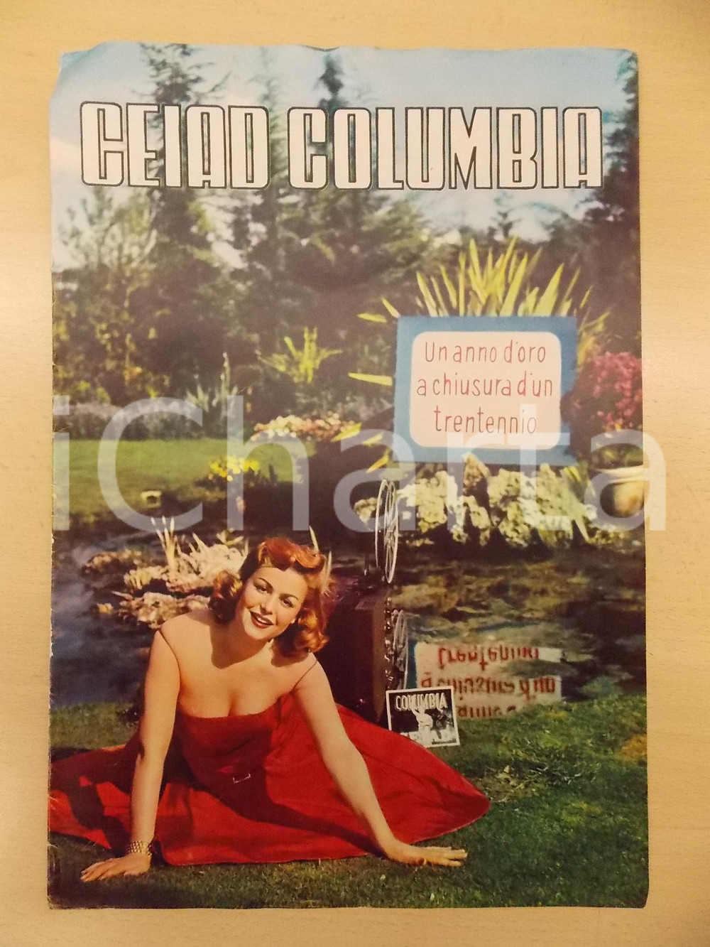 Materiale pubblicitario d’epoca 1955 ca CEIAD COLUMBIA Listino produzioni 5 CONTRO IL CASINO  Notte di terrore 1