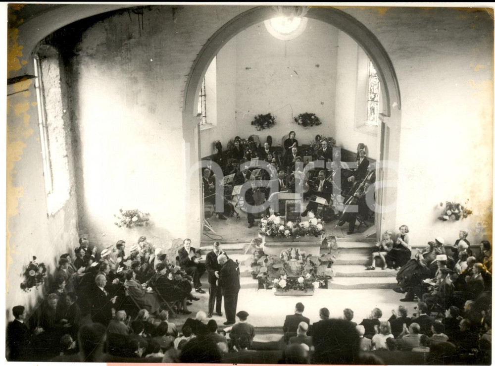 1956 BOSWIL (SVIZZERA) Concerto per l'80° compleanno di Pablo CASALS *Foto