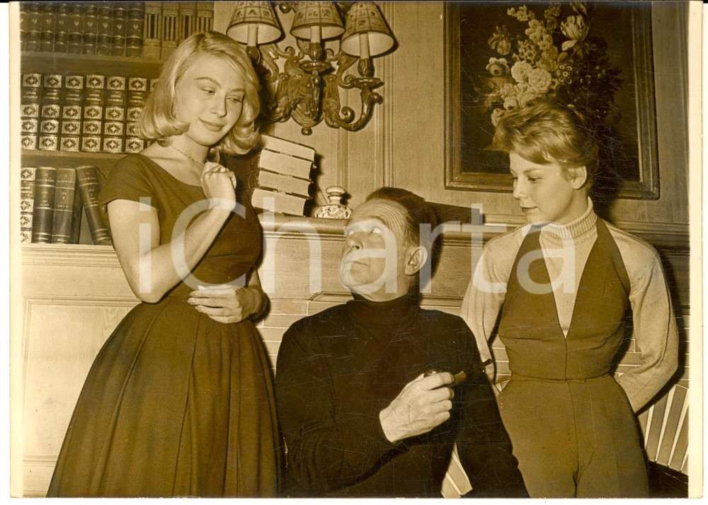 1958 CINEMA "Le insaziabili" Anne DOAT e Franca BETTOJA con Pierre FRESNAY *Foto