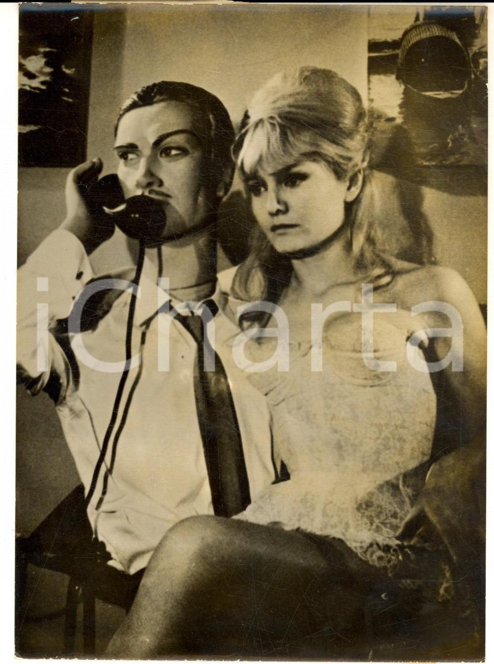 1963 CINEMA "Cruelle Méprise" - Jean-Michel RANKOVITCH e Christiane MOULIN *Foto