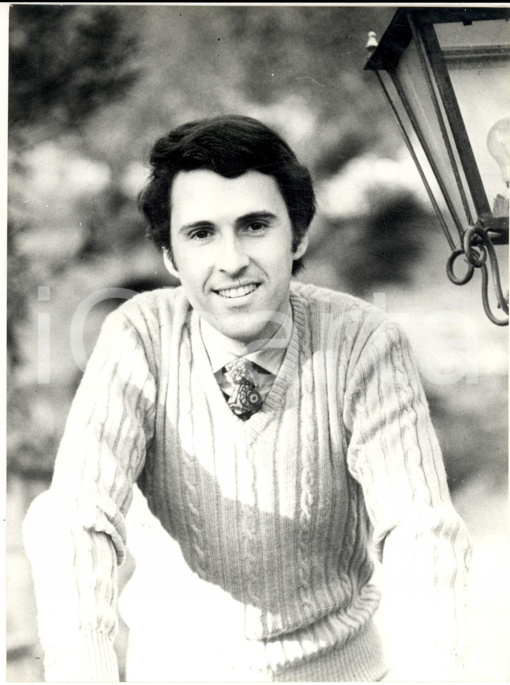 1970 ca COSTUME ITALIA Ritratto del cantante Riccardo DEL TURCO - Foto 18x24 