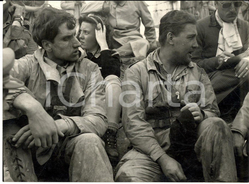 1954 SPLUGA DELLA PRETA Walter MAUCCI e Argio SIGON dopo la spedizione *Foto