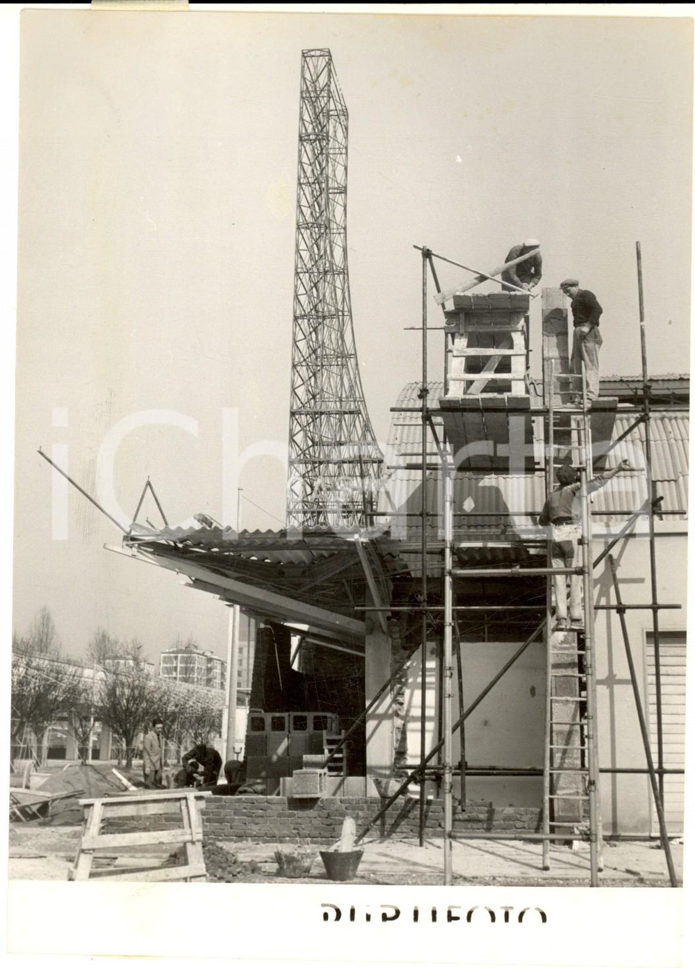 1954 MILANO Fiera Campionaria - Rinnovo e restauro dei padiglioni *Foto 13x18