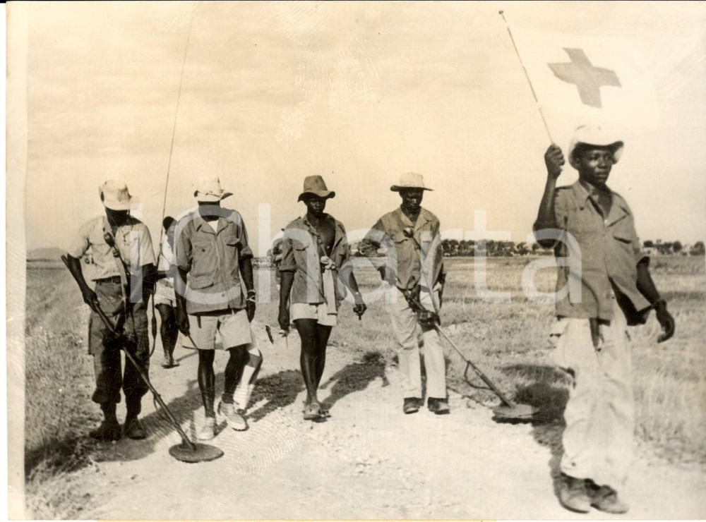 1954 GUERRA DEL VIETNAM HANOI Liberazione di 267 feriti Vietminh *Foto 18x13
