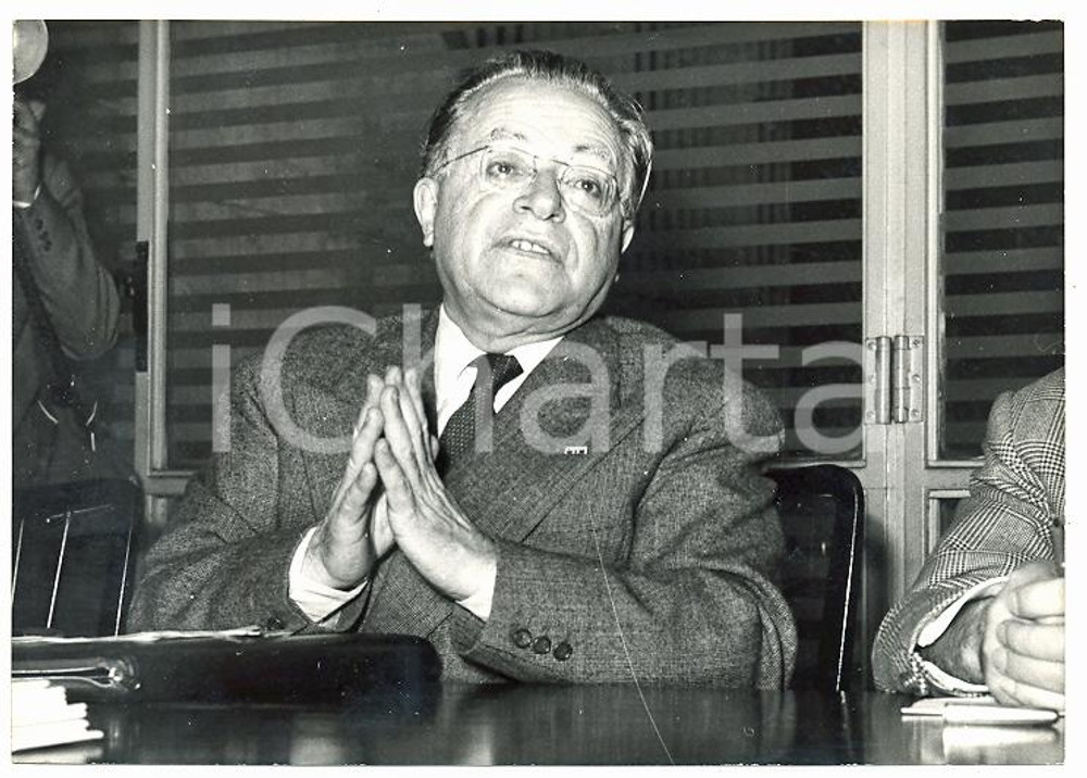1958 ROMA PCI Palmiro TOGLIATTI Conferenza stampa all'Associazione Stampa Estera