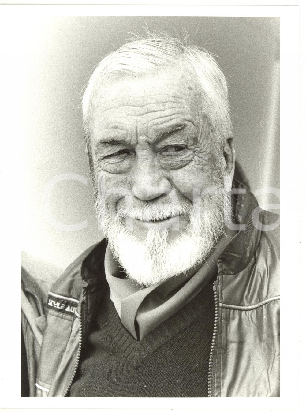 1985 ca VENEZIA - MOSTRA DEL CINEMA John HUSTON Ritratto - Foto 18x24 cm (6)