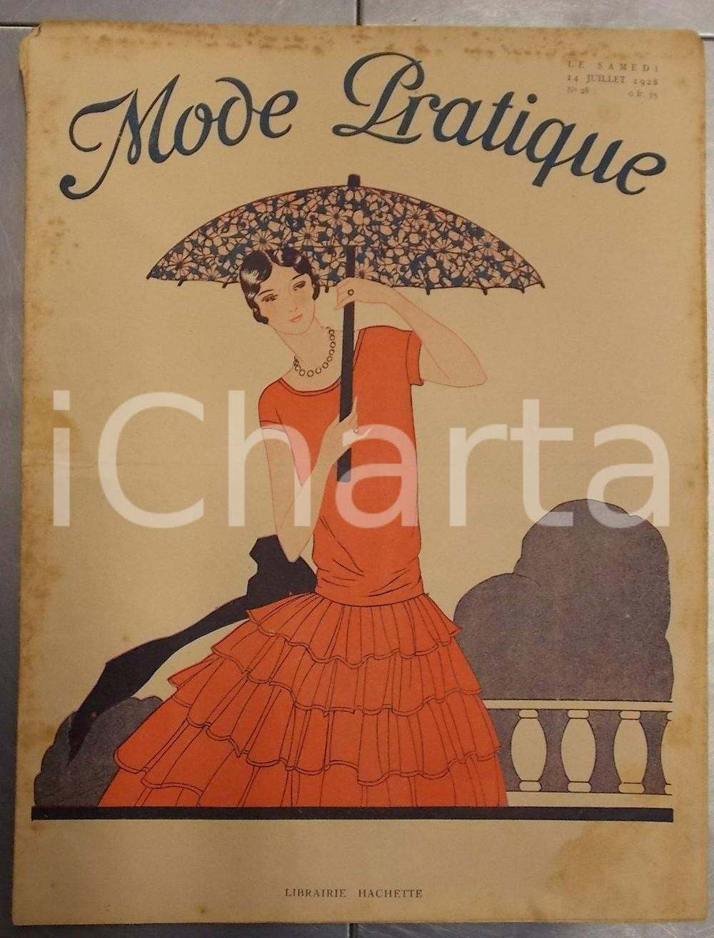 Giornale, rivista storica Juillet 1928 PARIS MODE PRATIQUE Journal femme et maison n°28 Pour la jeunesse 1