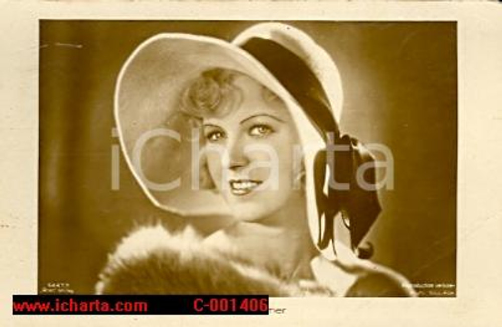 Cartolina originale da collezione 1931 Gretl THEIMER Attrice - Cartolina postale FP VG 1