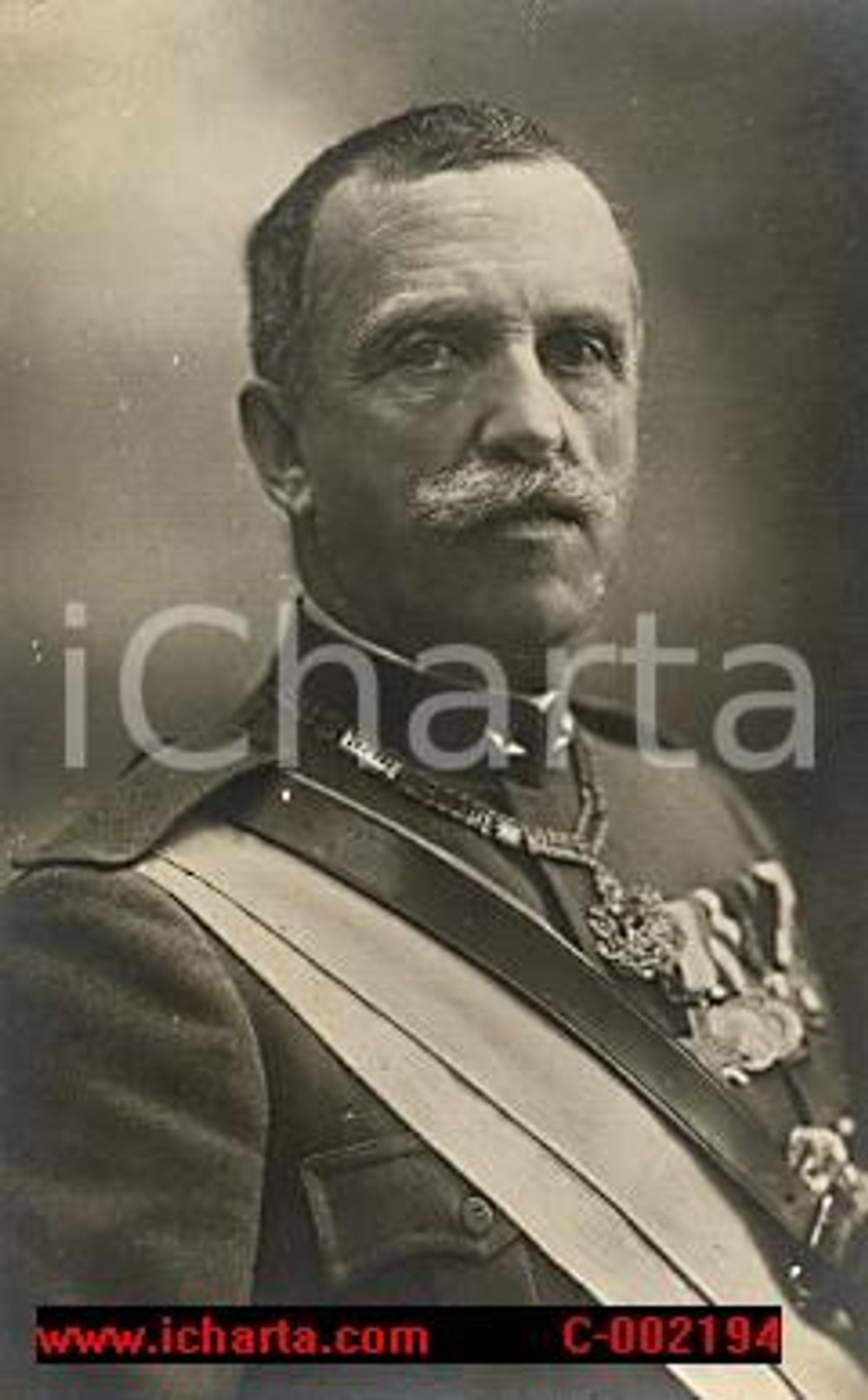 Cartolina originale da collezione 1930 ca RITRATTI SAVOIA Il Re VITTORIO EMANUELE III *Cartolina NV 1