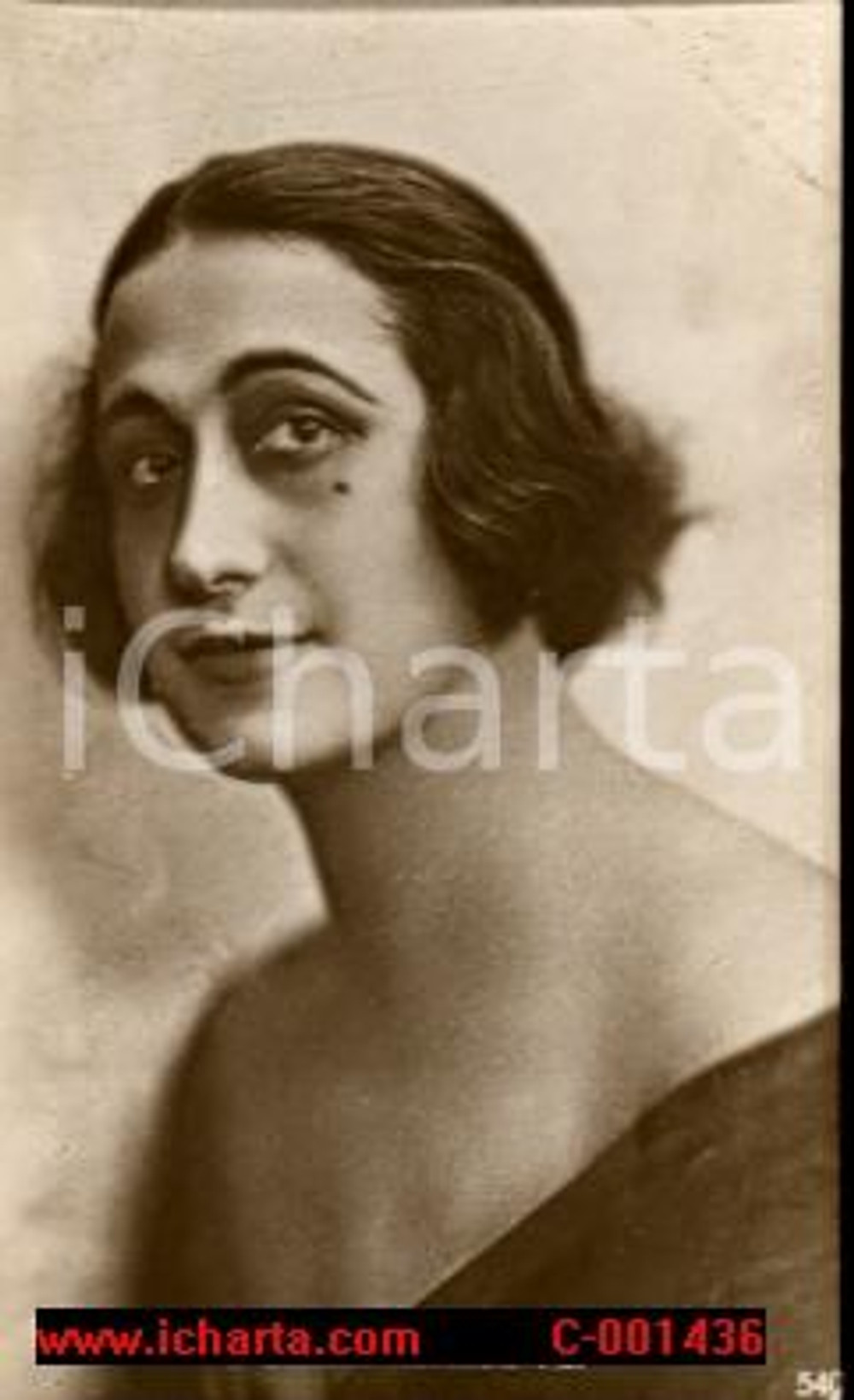 Cartolina originale da collezione 1925 ca CINEMA Italia ALMIRANTE Ritratto *Cartolina postale FP NV 1