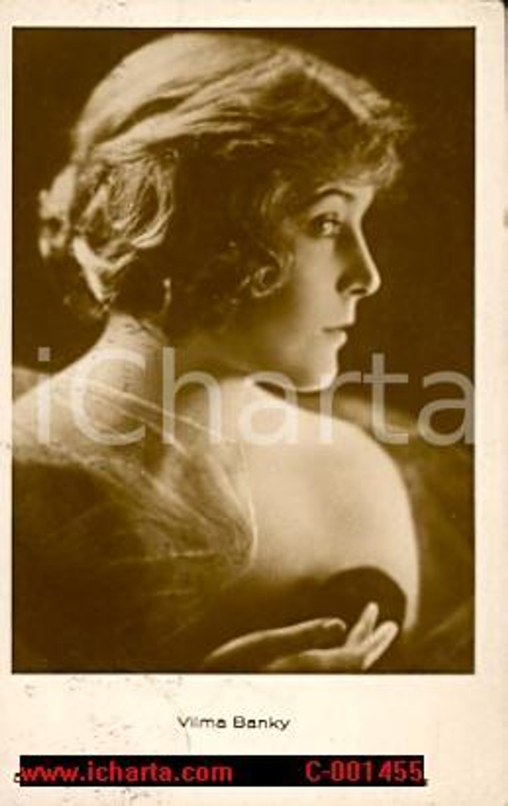 Cartolina originale da collezione 1932 VILMA BANKY Cartolina FP Viaggiata 1