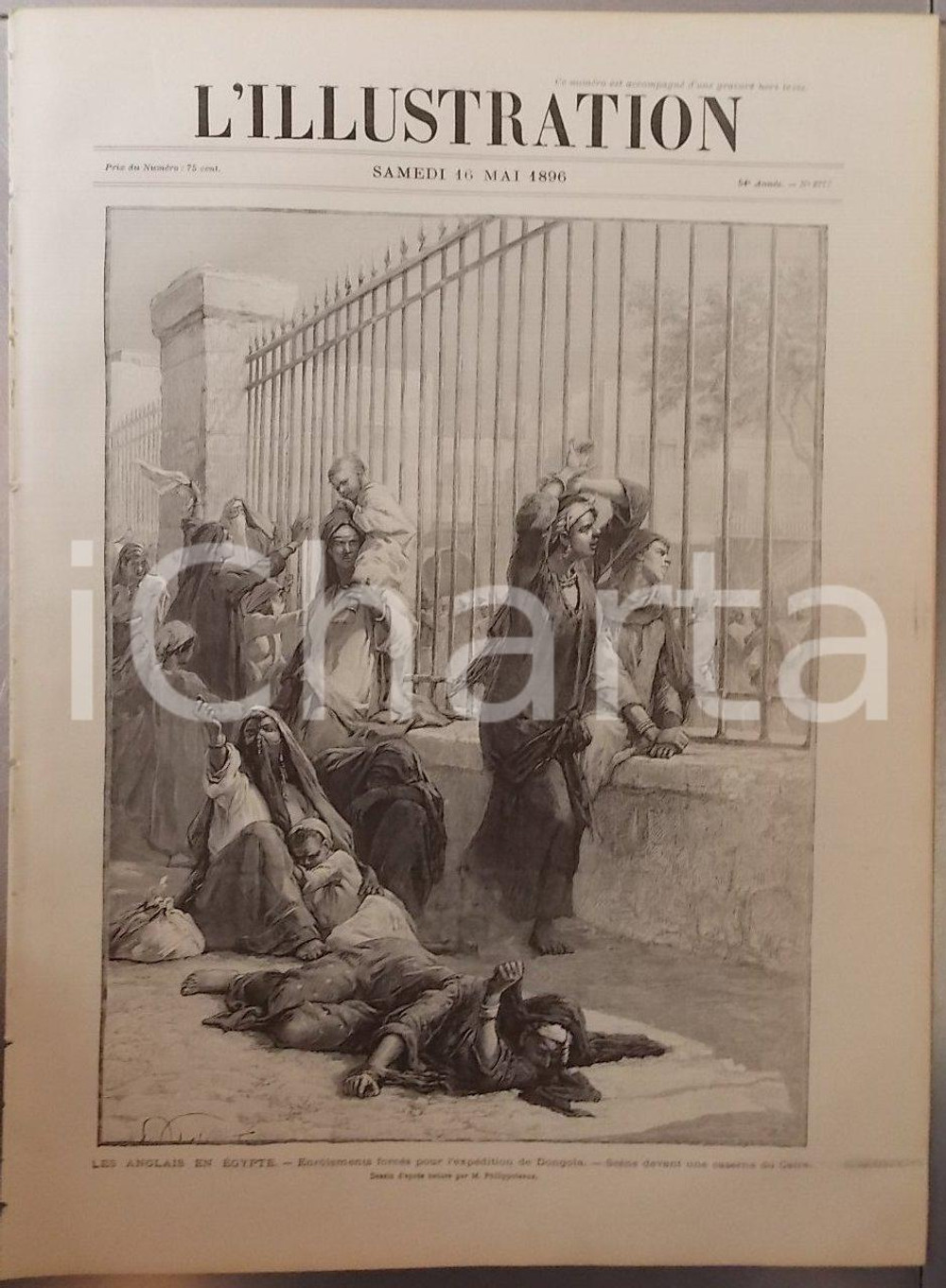 Giornale, rivista storica 1896 PARIS L ILLUSTRATION Année 54 n° 2777 Pèlerinage SAINTESMARIES DE LA MER 1