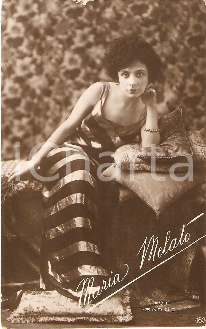 Cartolina originale da collezione 1910 Maria Melato  Attrice  Fotoritratto d epoca  Cartolina 1