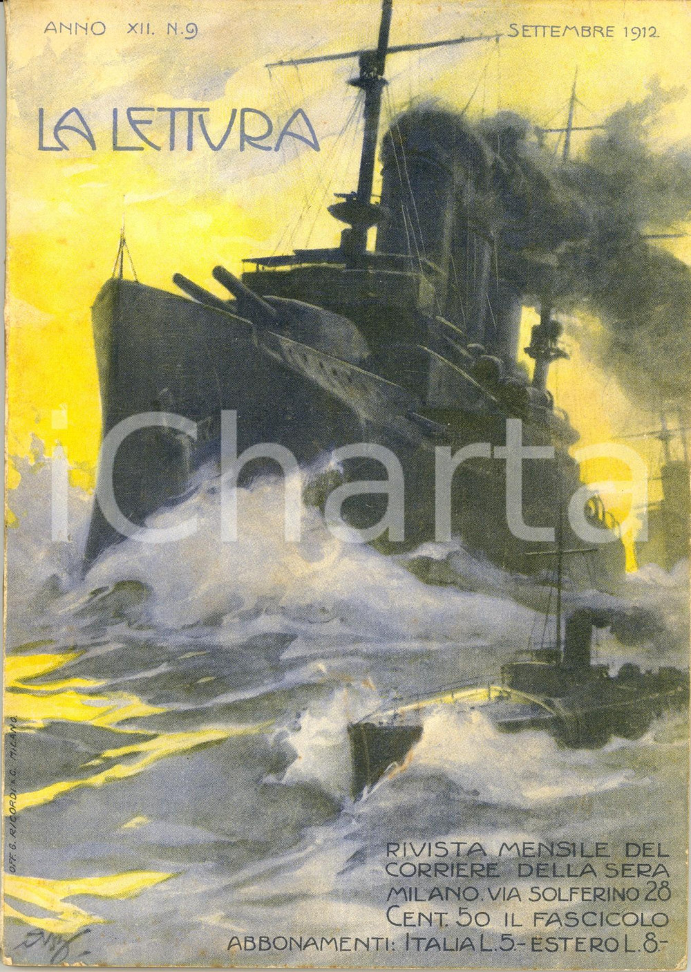 Giornale, rivista storica 1912 LA LETTURA Eclissi totale di sole in SUDAMERICA *ILLUSTRATA Anno XII n° 9 1