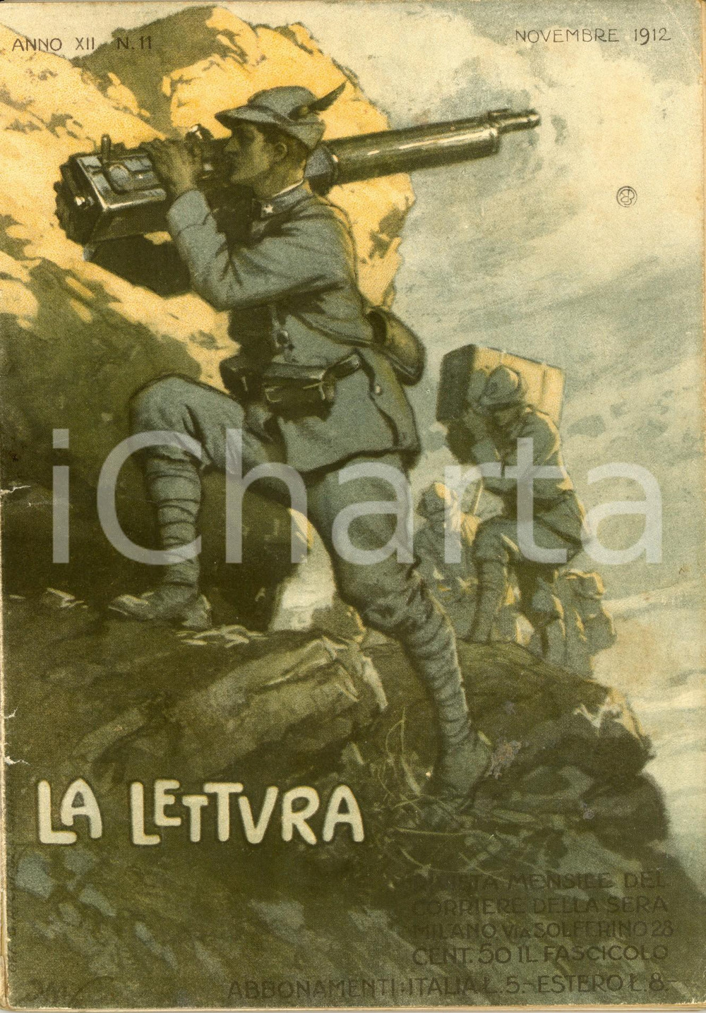 Giornale, rivista storica 1912 LA LETTURA Il suicidio di NOGI e lo Scintoismo ILLUSTRATA Anno XII n° 11 1