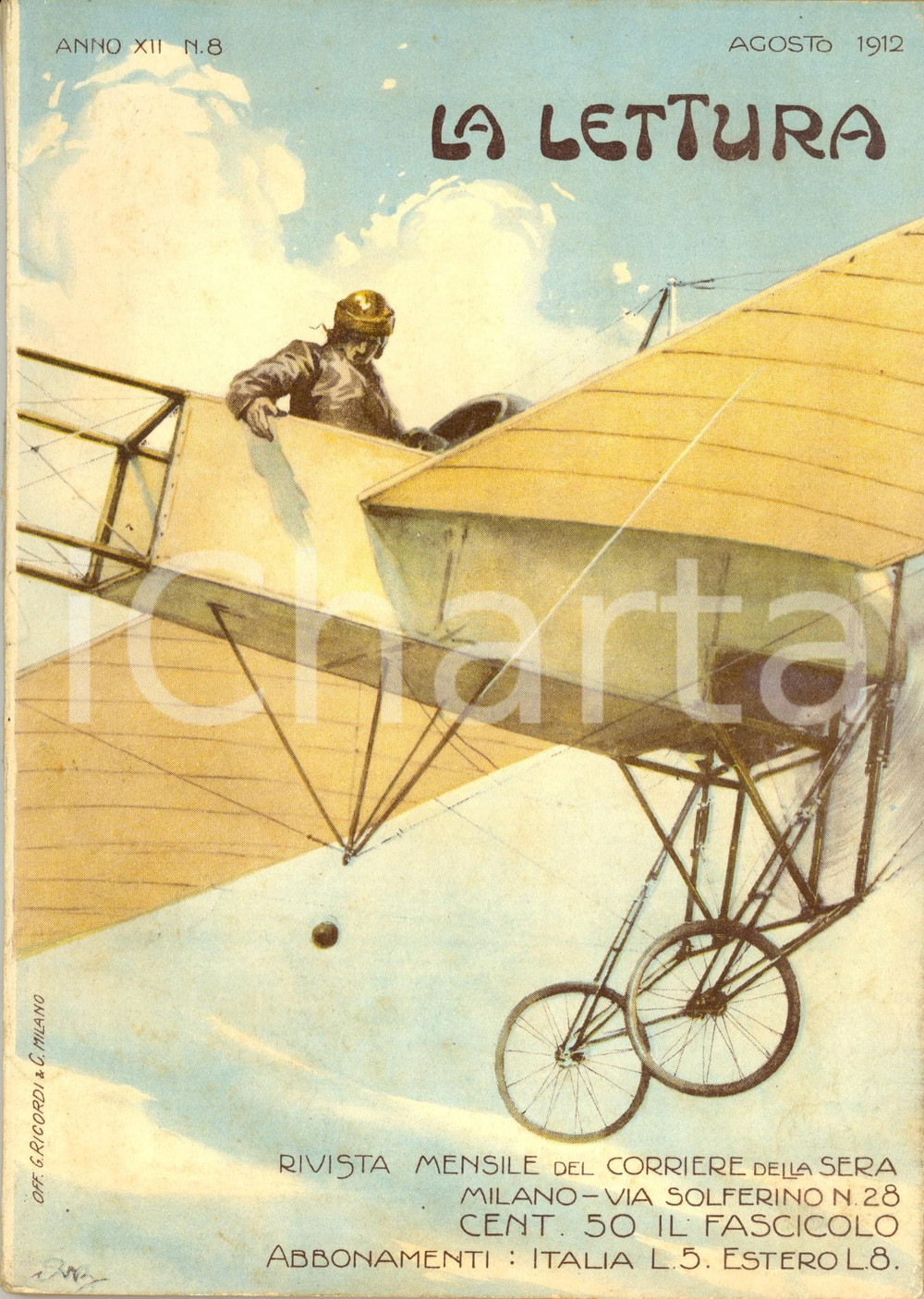 Giornale, rivista storica 1912 LA LETTURA Ascari e bande indigene TRIPOLITANIA ILLUSTRATA Anno XII n° 8 1