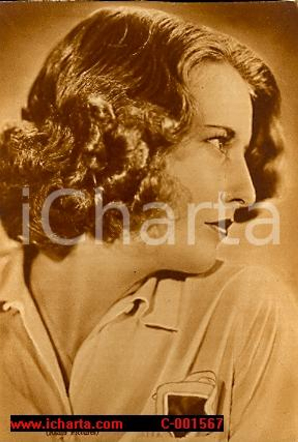 Cartolina originale da collezione 1938 BARBARA STANWYCK Cartolina RIZZOLI FG NV 1