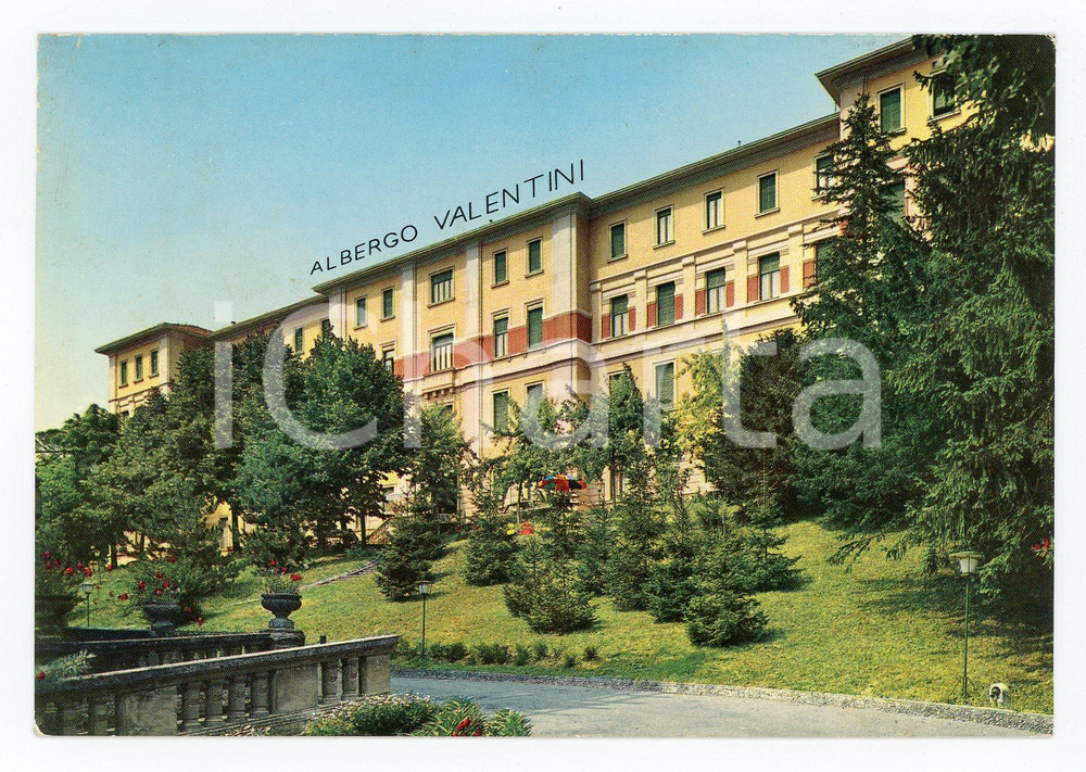 Cartolina originale da collezione 1969 SALSOMAGGIORE TERME (PR) Albergo VALENTINI *Cartolina postale VINTAGE FG VG 1
