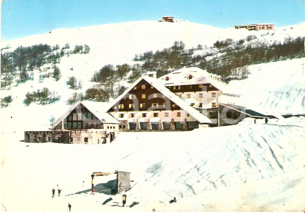 Cartolina originale da collezione 1971 FRABOSA SOTTANA (CN) PRATO NEVOSO Grand Hotel Mondolè *Cartolina FG VG 1