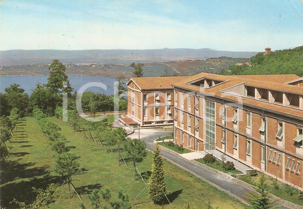Cartolina originale da collezione 1974 ARICCIA (RM) Casa Divin Maestro per esercizi spirituali *Cartolina FG VG 1