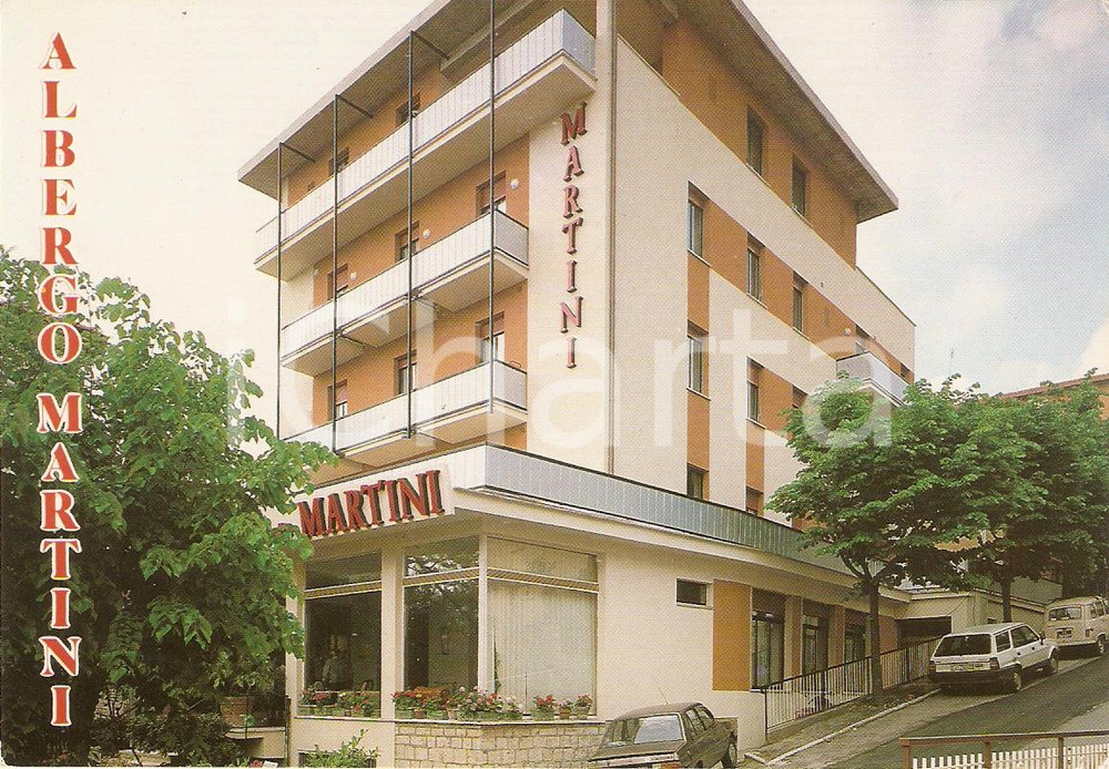 Cartolina originale da collezione 1975 ca CHIANCIANO TERME SI Albergo MARTINI Cartolina vintage FG NV 1