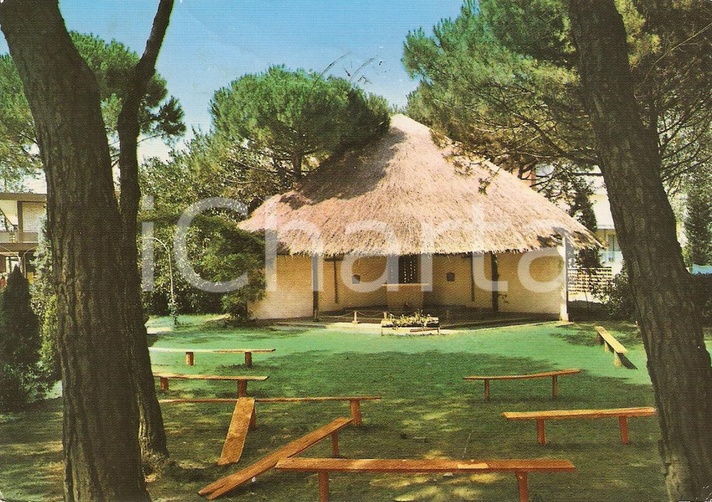 Cartolina originale da collezione 1970 MARINA DI ERACLEA VE Chiesetta VINTAGE Cartolina FG VG 1