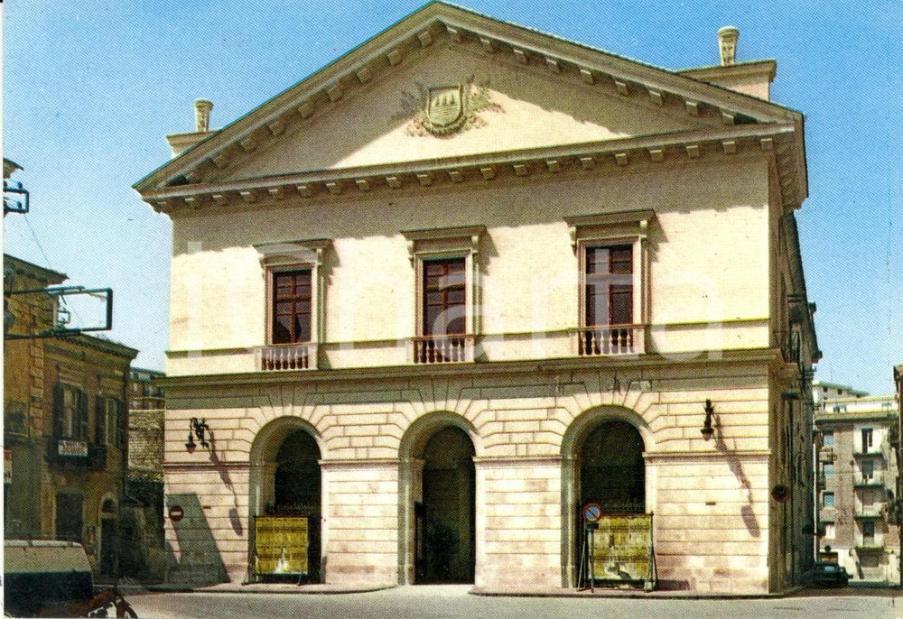 Cartolina originale da collezione 1965 ca FOGGIA Teatro UMBERTO GIORDANO Cartolina postale FG NV 1