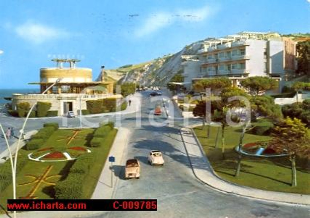 Cartolina originale da collezione 1964 ANCONA Grand Hotel e Ristorante PASSETTO Cartolina VINTAGE FG VG 1