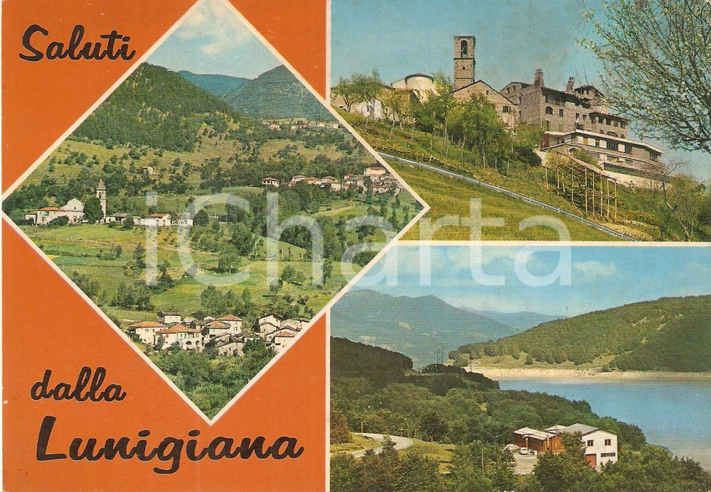 Cartolina originale da collezione 1975 ca LUNIGIANA Vedutine di Arzelato ZERI Passo Lagastrello *Cartolina FG NV 1
