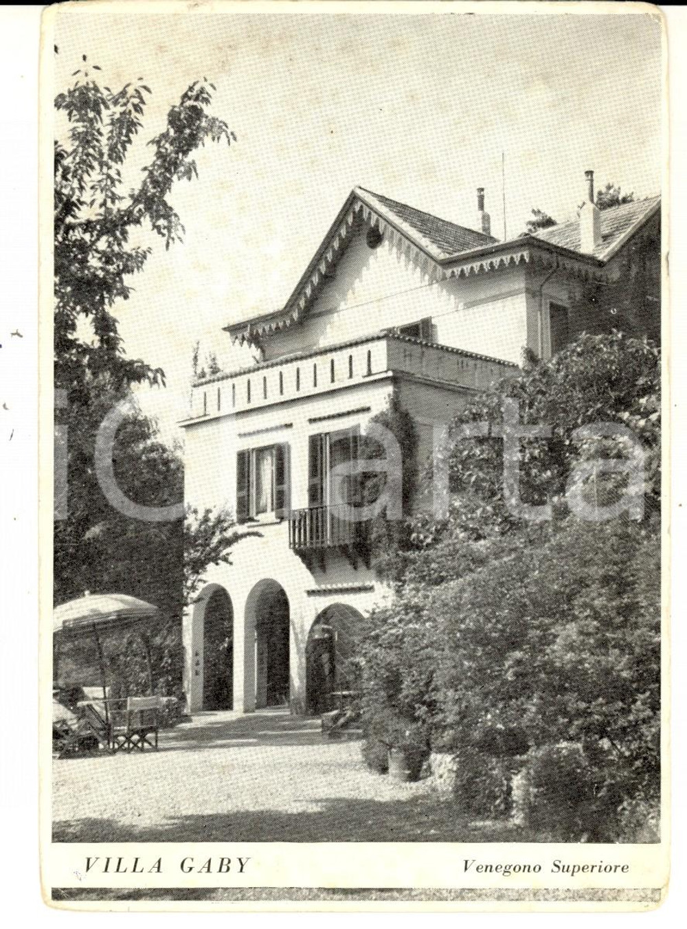 Cartolina originale da collezione 1940 ca VENEGONO SUPERIORE (VA) Villa GABY *Cartolina postale FG (1) 1