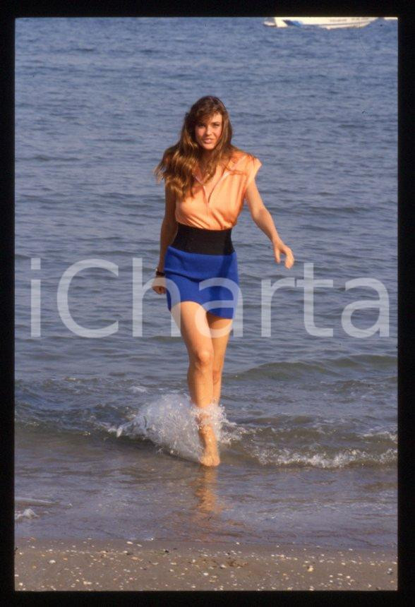 Fotografia d epoca originale Carol ALT  Lido di VENEZIA Mostra del Cinema 1988  35 mm vintage slide 1 1
