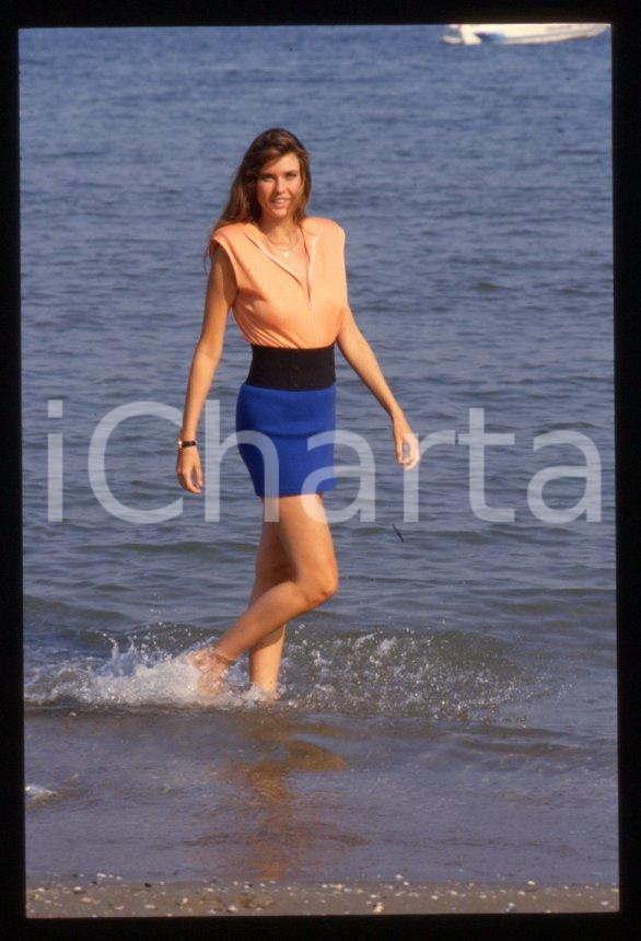 Fotografia d epoca originale Carol ALT  Lido di VENEZIA Mostra del Cinema 1988  35 mm vintage slide 3 1